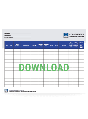 Free Autoclave Maintenance Log Sheet Template